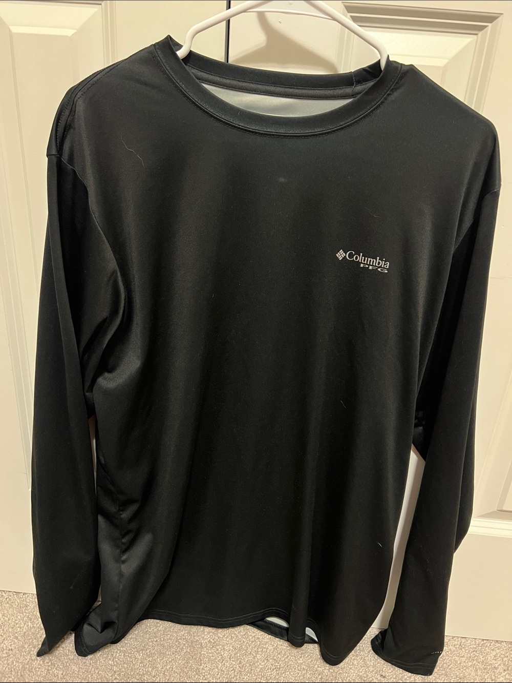 Columbia Black Long Sleeve Performance Tee